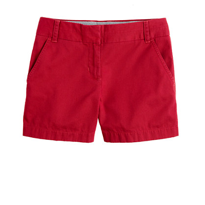 Lyst - J.Crew Chino Short in Red