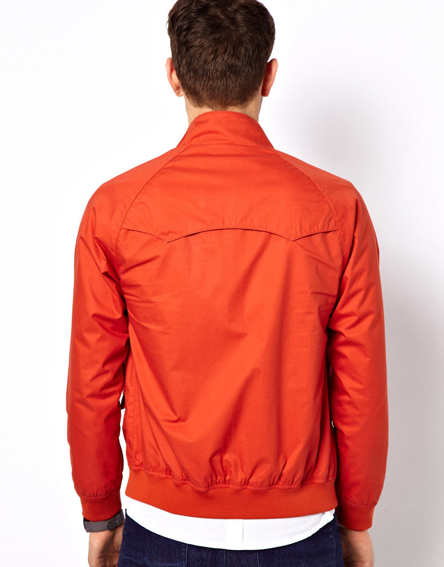 Download Lyst - Ben Sherman Harrington Bomber Jacket in Orange for Men