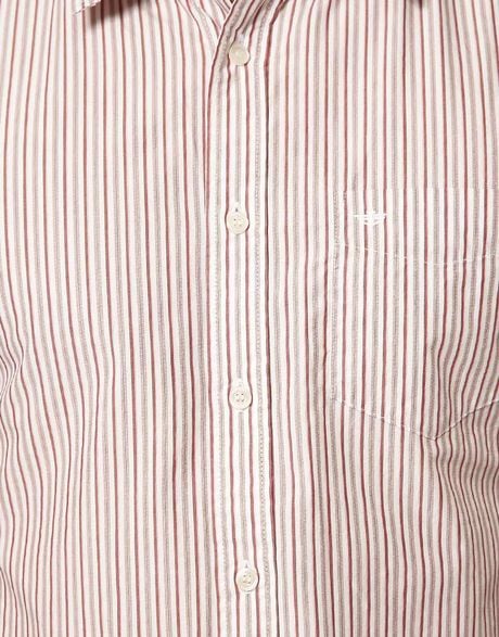 Dockers Shirt Stripe in Red for Men | Lyst