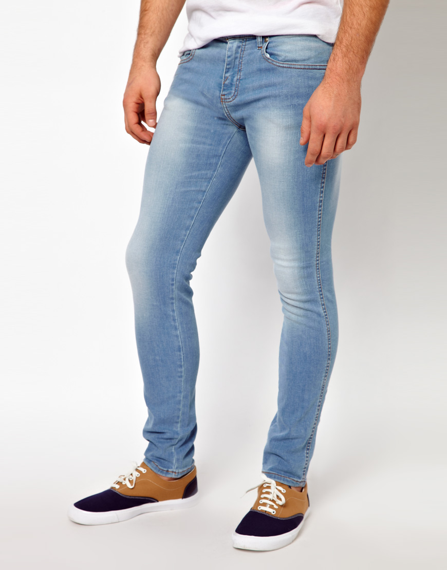 Dr. Denim Snap Skinny Jeans in Blue for Men | Lyst