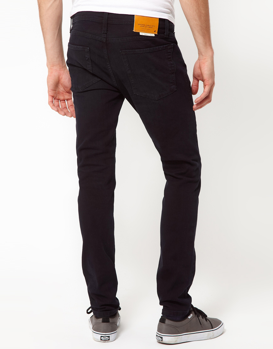 Lyst - Asos Jack Jones Ben Skinny Jeans in Black for Men