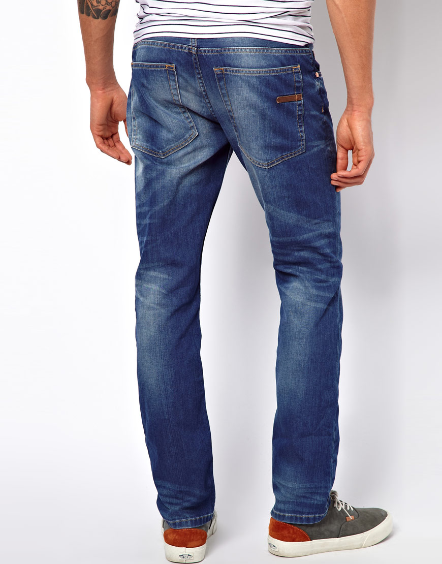 French connection Revolution Anker Slim Fit Jeans in Blue for Men | Lyst