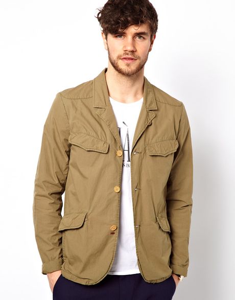 Scotch & Soda Field Jacket in Khaki for Men (66army) | Lyst