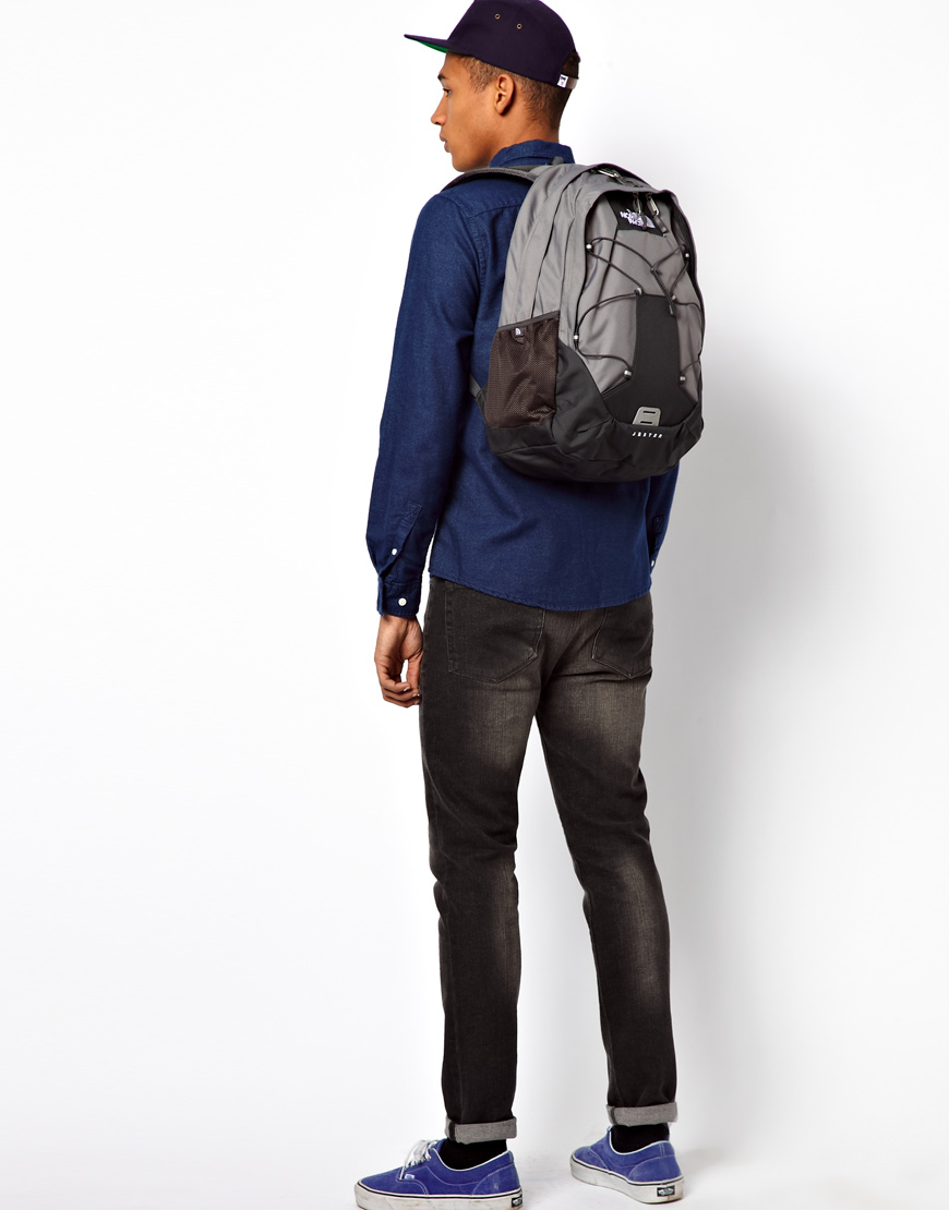 grey north face jester backpack