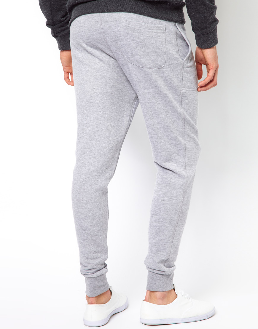 Lyst - Asos Skinny Sweatpants in Gray for Men