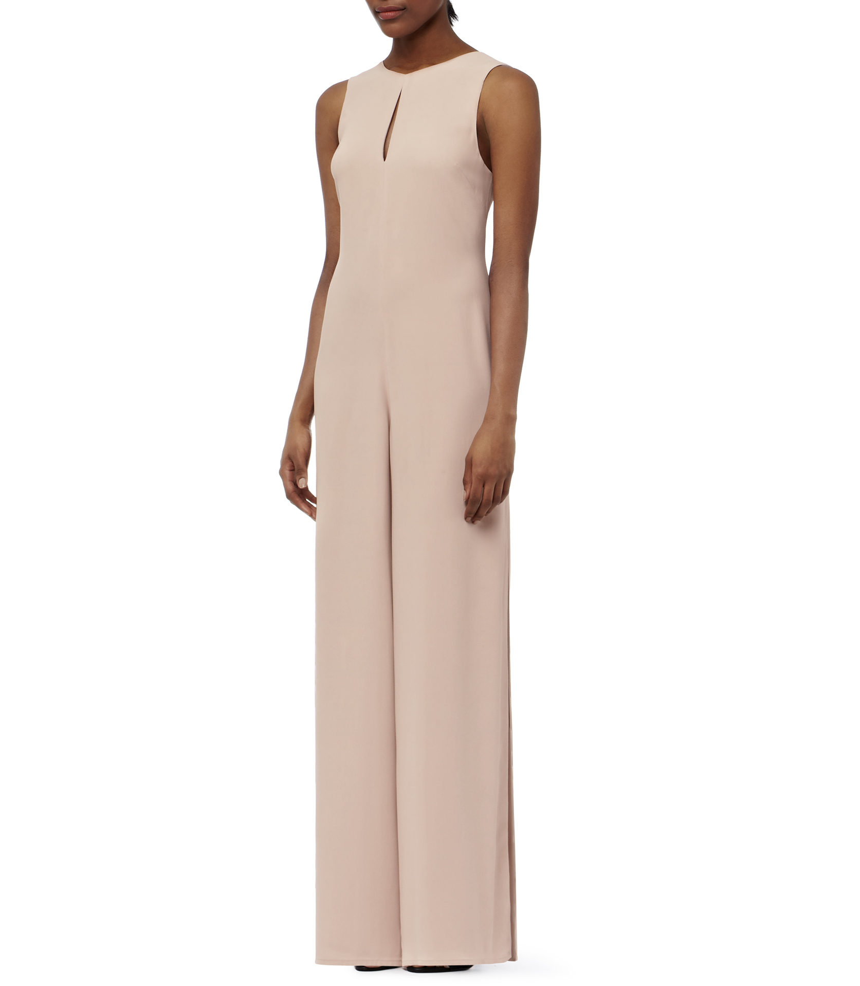 Lyst Reiss Francesca Wide Leg Jumpsuit in Pink
