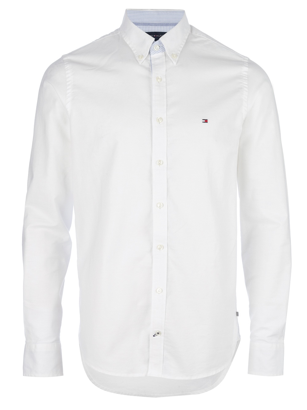 Lyst - Tommy hilfiger Button Down Shirt in White for Men