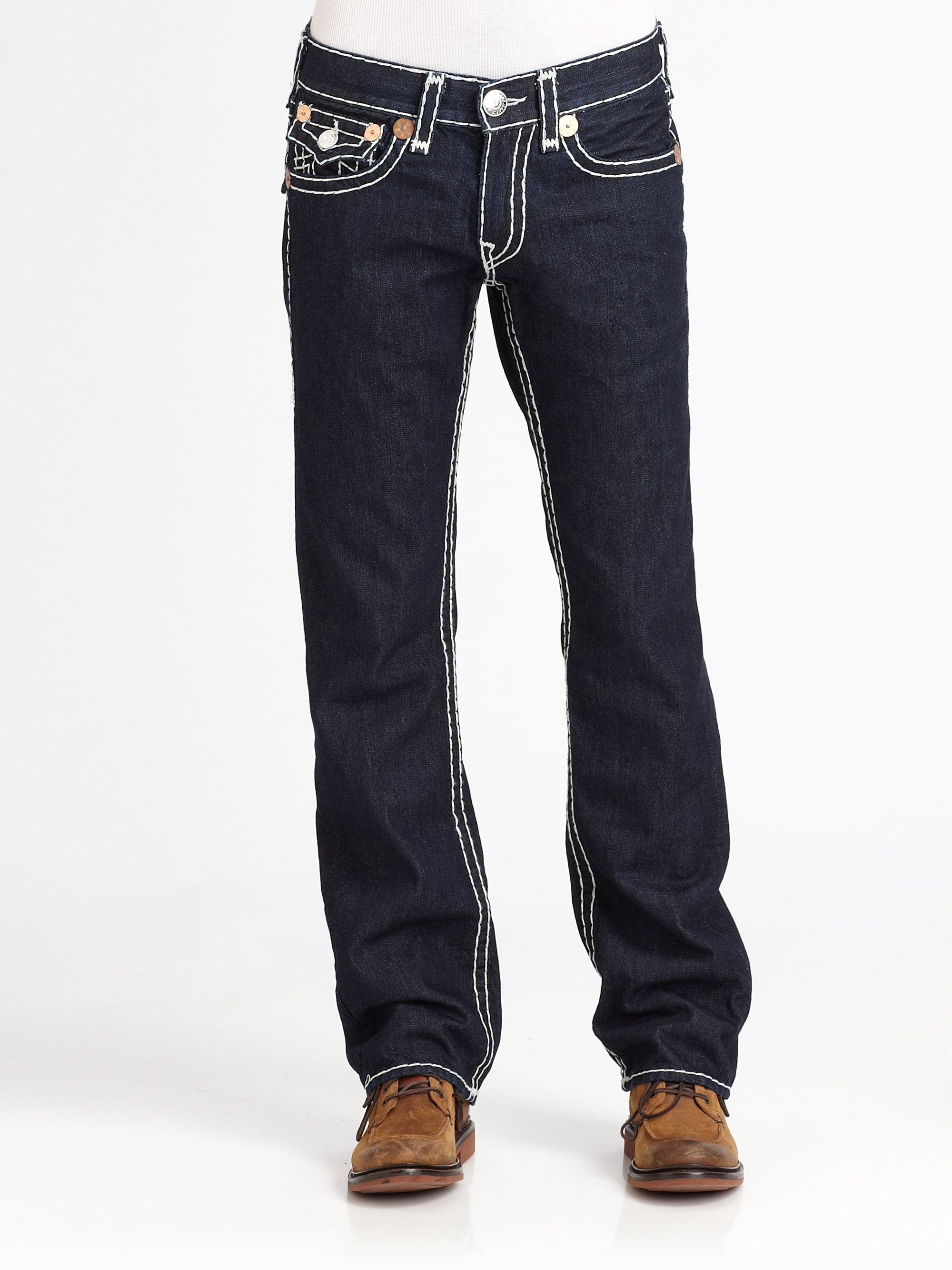 Lyst - True religion Ricky Supert Jeans in Black for Men