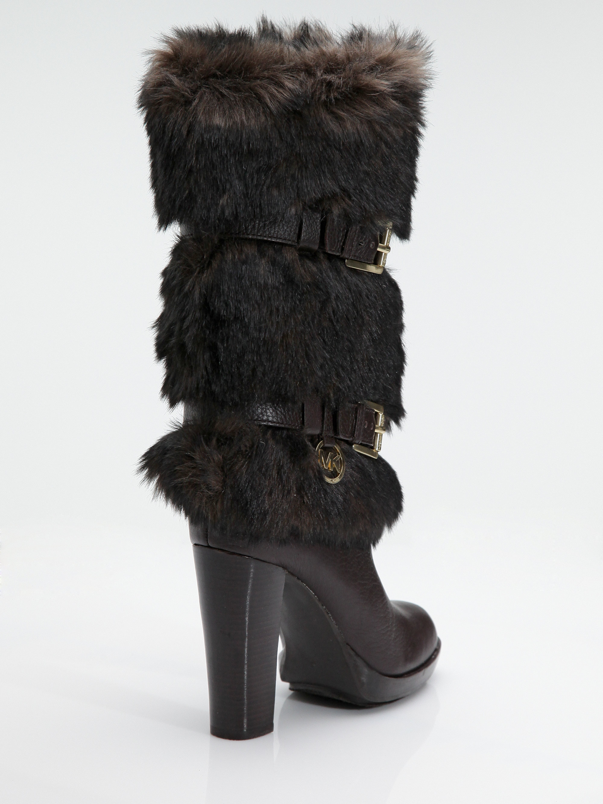 Mk Boots With Fur