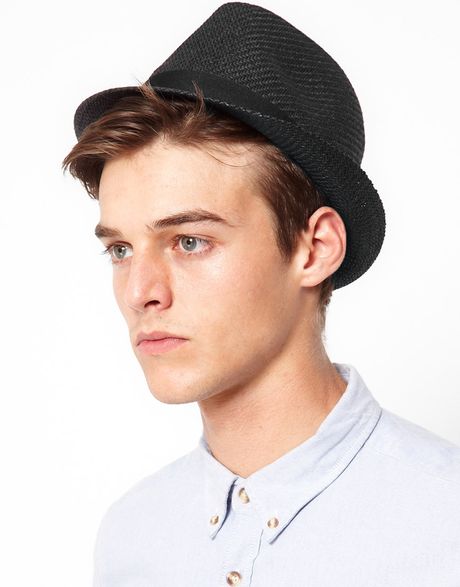 French Connection Trilby Hat in Black for Men | Lyst