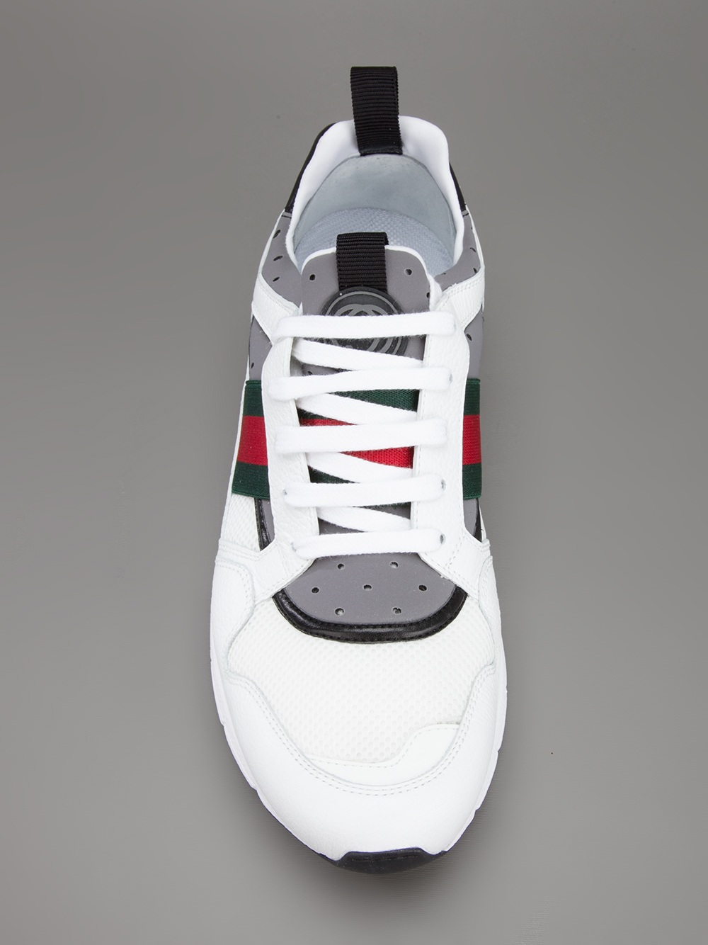 Lyst - Gucci Running Trainer in White for Men