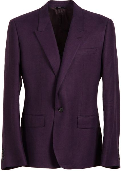 Dolce & Gabbana Blazers in Purple for Men (dark purple) | Lyst