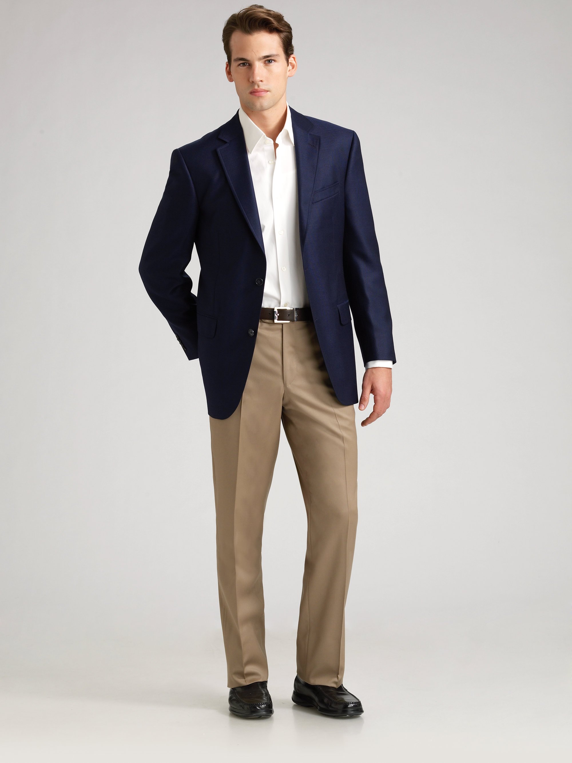 Lyst Saks Fifth Avenue Travel Blazer in Blue for Men