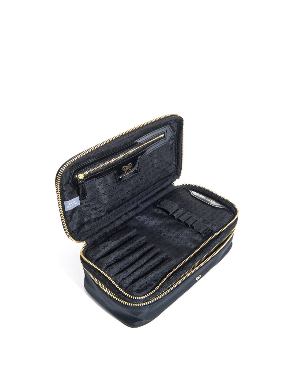 Lyst Anya Hindmarch Makeup Bag In Black Gallery