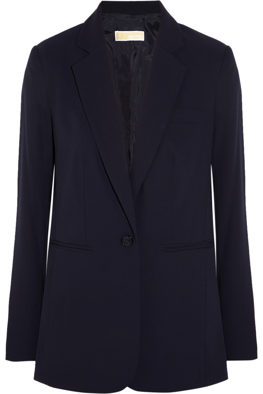 Michael Michael Kors Crepe Blazer in Blue (navy) | Lyst