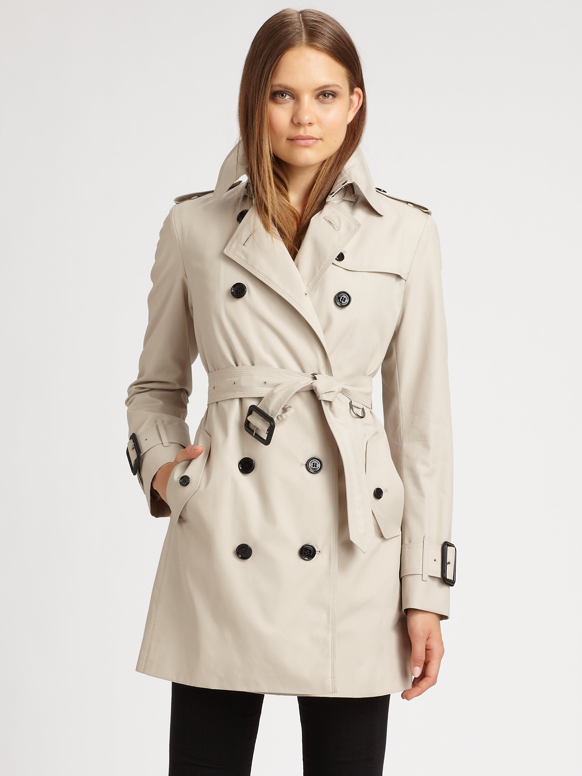 Burberry Marystow Double Breasted Trenchcoat in Beige (trench) | Lyst