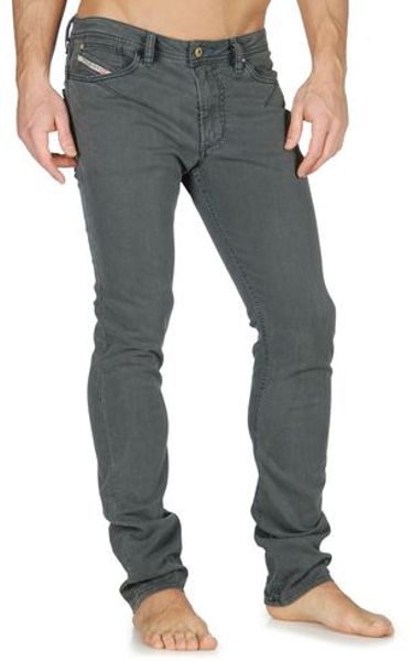 Diesel Thavar 0830H Slim-Fit Skinny Low-Rise Stretch-Denim Jeans - For ...