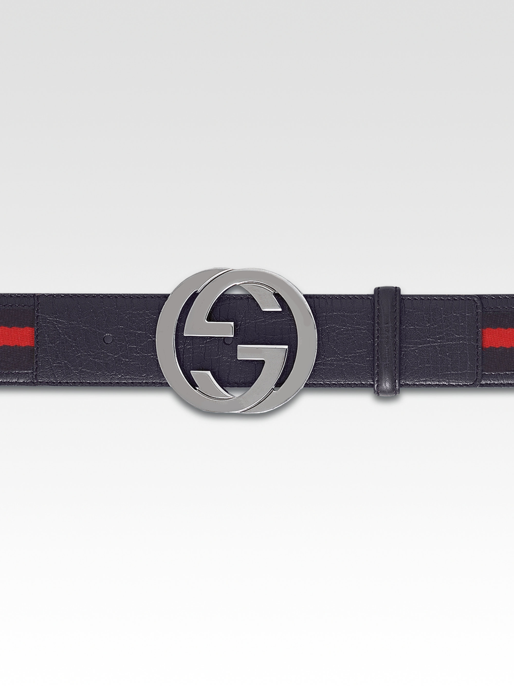 Gucci Interlocking G Belt in Blue for Men | Lyst