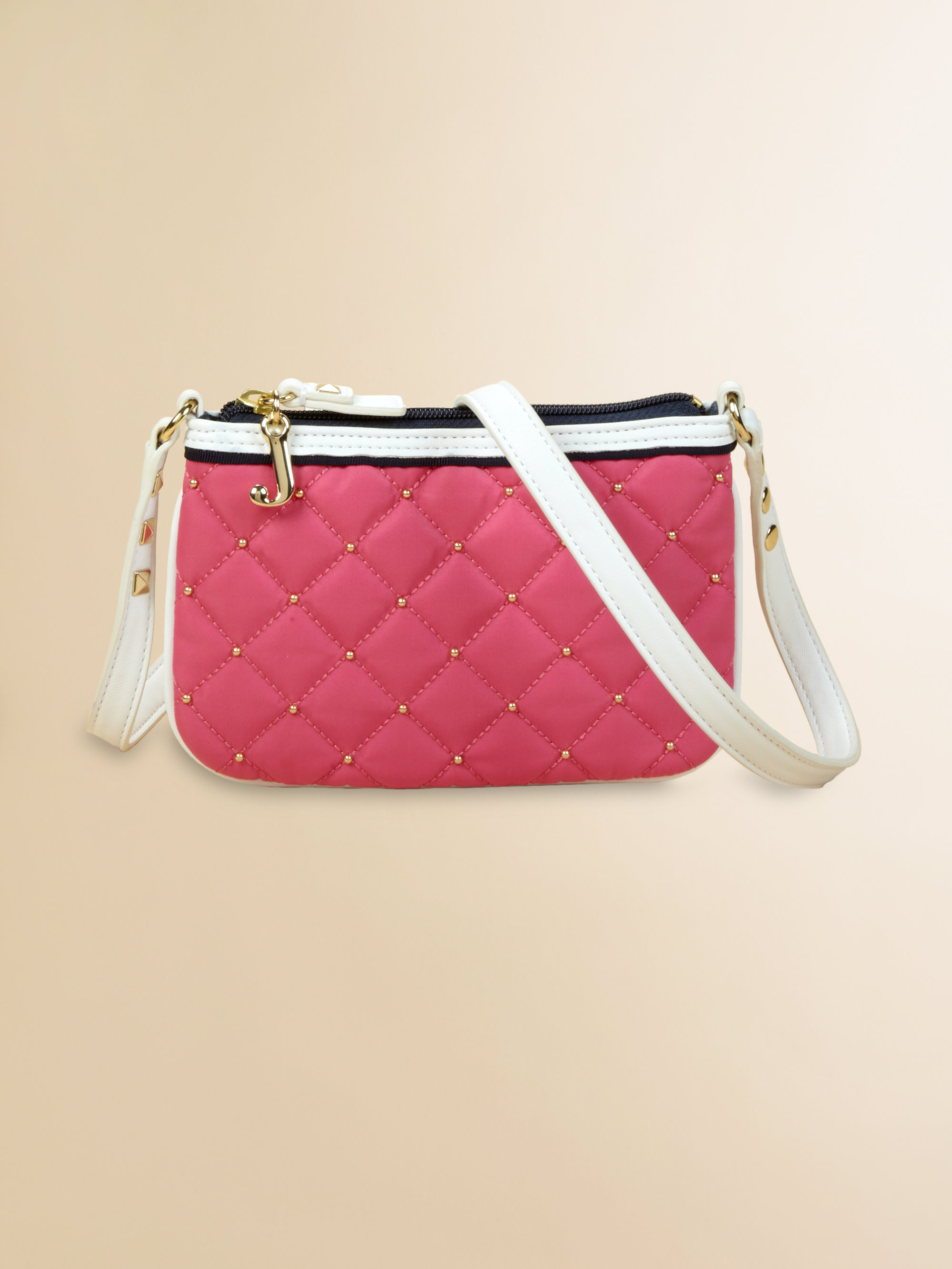 Lyst Juicy Couture Girls Quilted Nylon Crossbody Bag in Pink