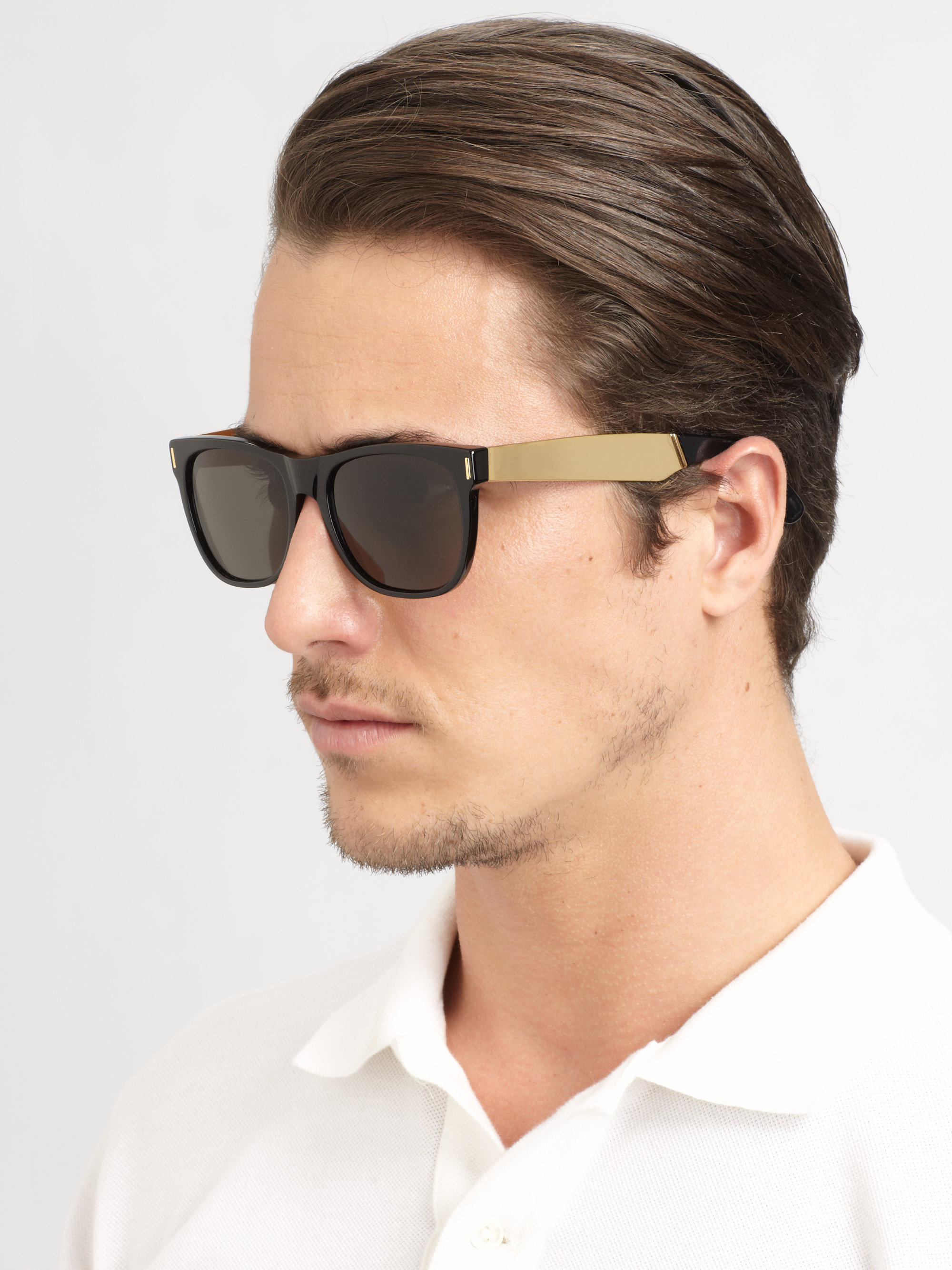 Lyst - Retrosuperfuture Basic Wayfarer Sunglasses in Black for Men