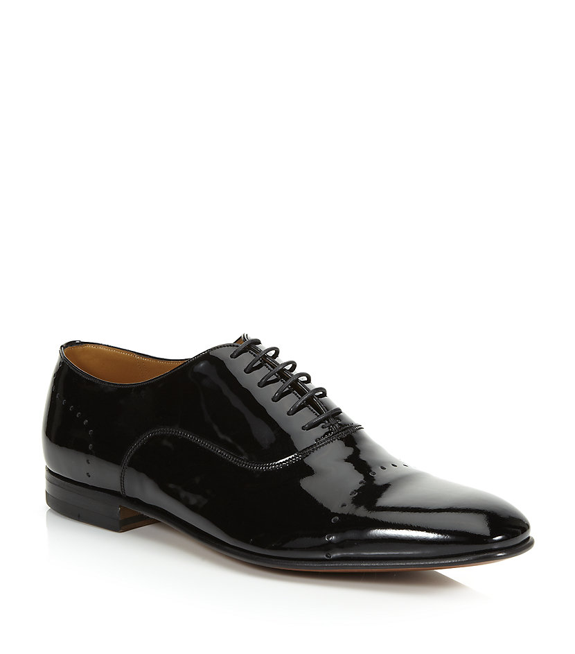 Bally Licio Patent Oxford Shoe in Black for Men | Lyst