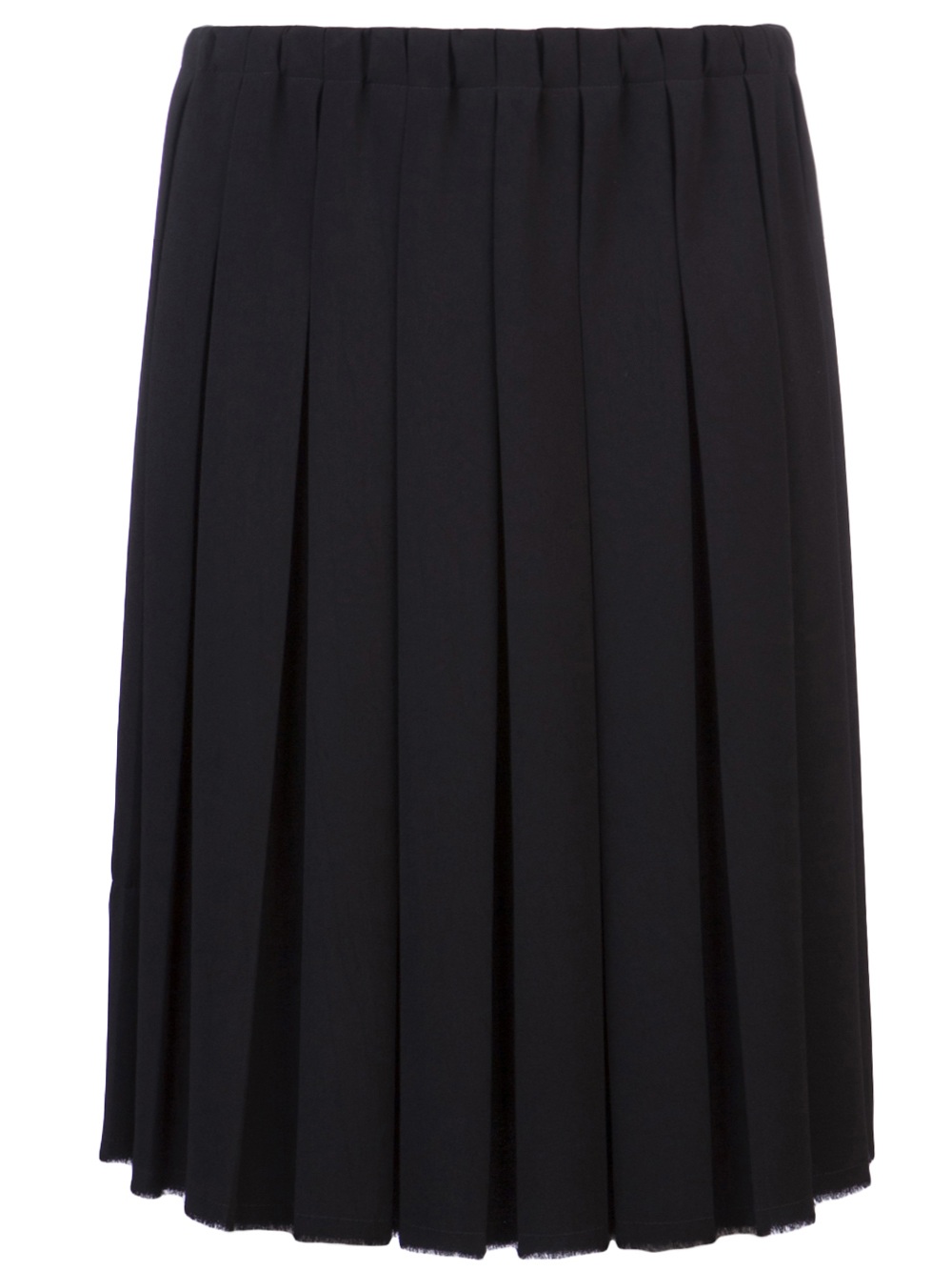 Lanvin Vault Accordion Pleat Skirt in Black | Lyst