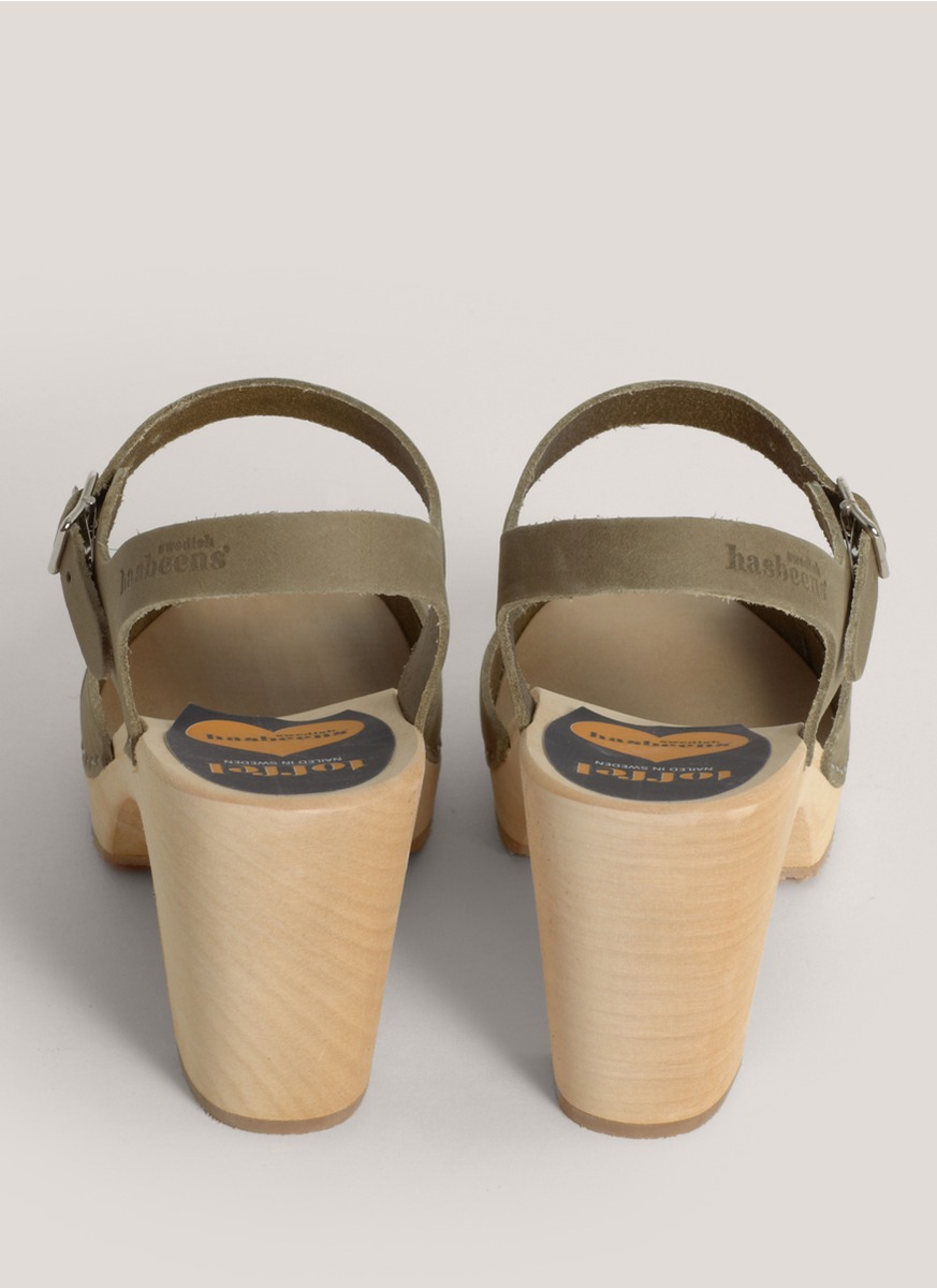 suede clog sandals