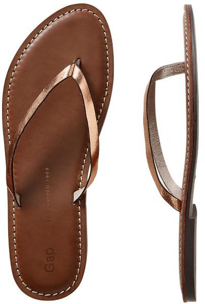 Gap Leather Flip Flops Mens ~ Leather Sandals For Men