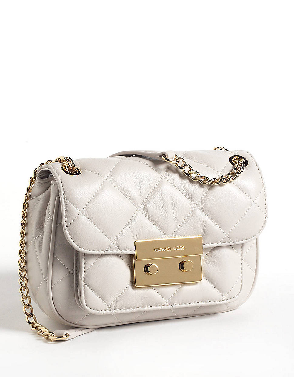 michael kors quilted leather shoulder bag