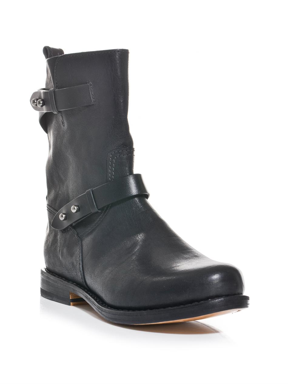 Lyst - Rag & Bone Moto Boot in Black