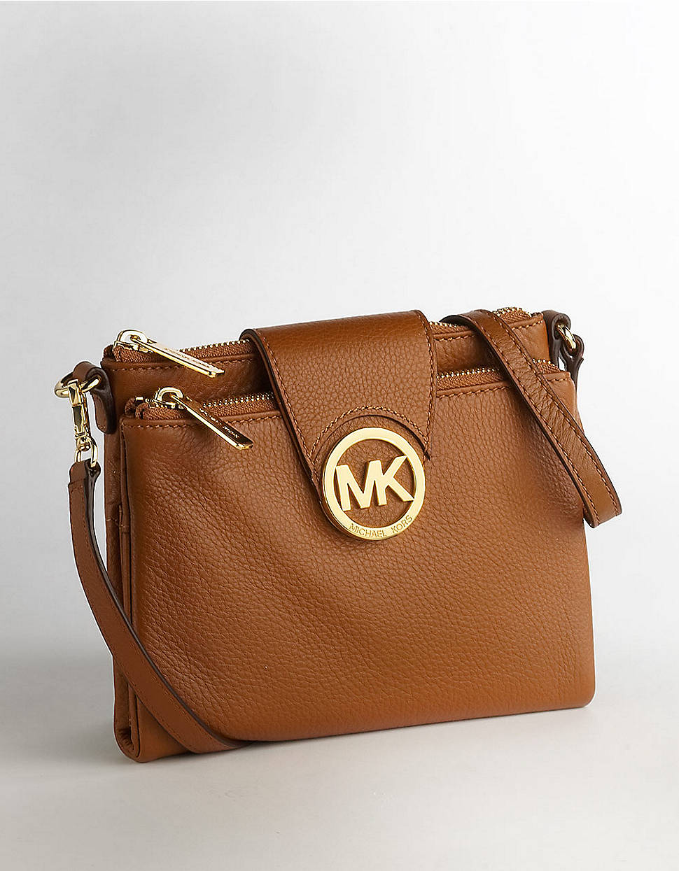 Michael Kors Brown Leather Purse Bag | semashow.com