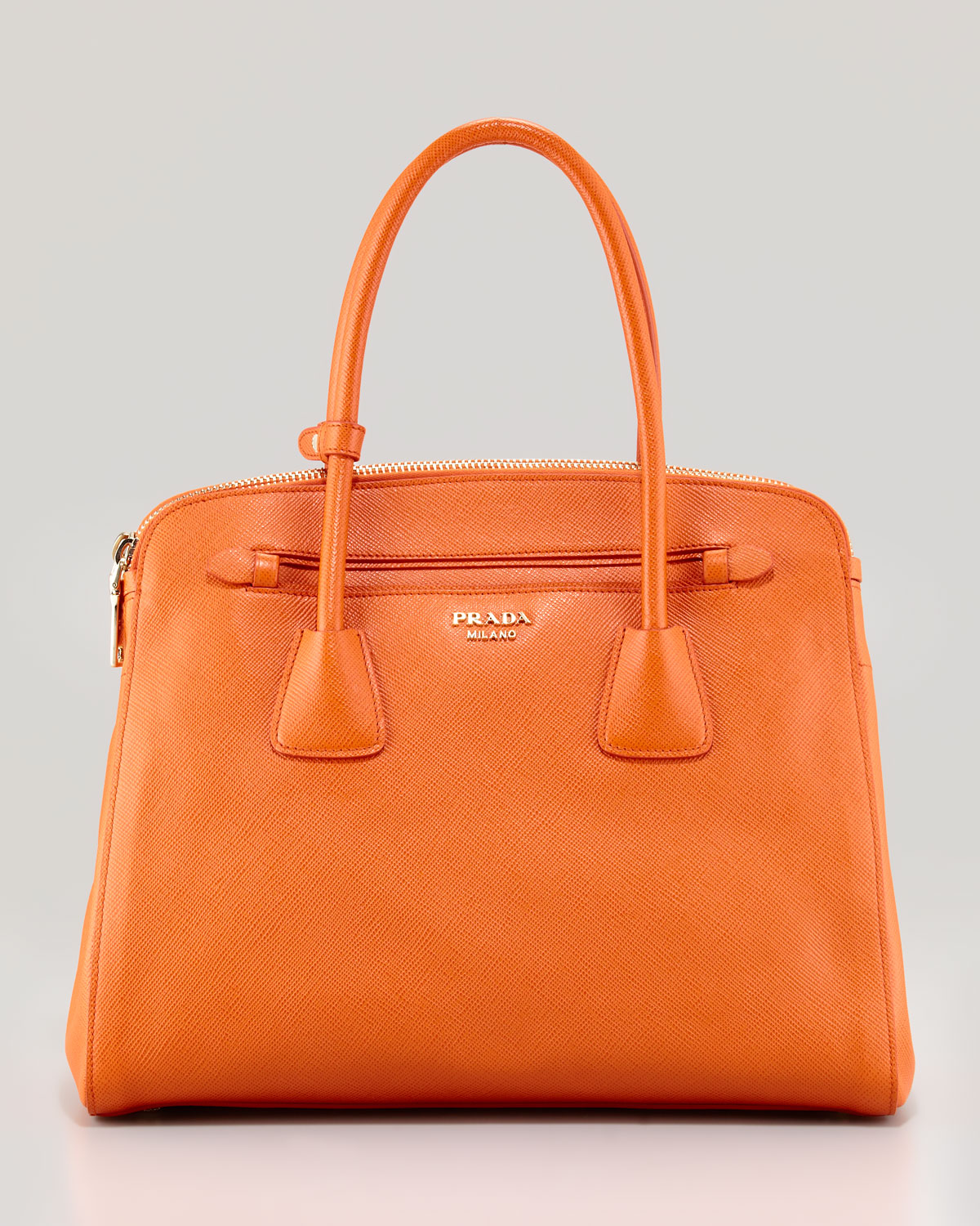 prada saffiano orange