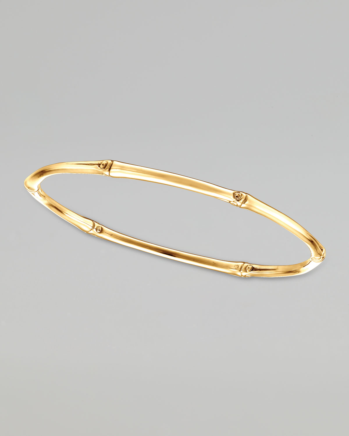 Lyst John Hardy Bamboo 18k Gold Slim Bangle Bracelet In Metallic Gallery