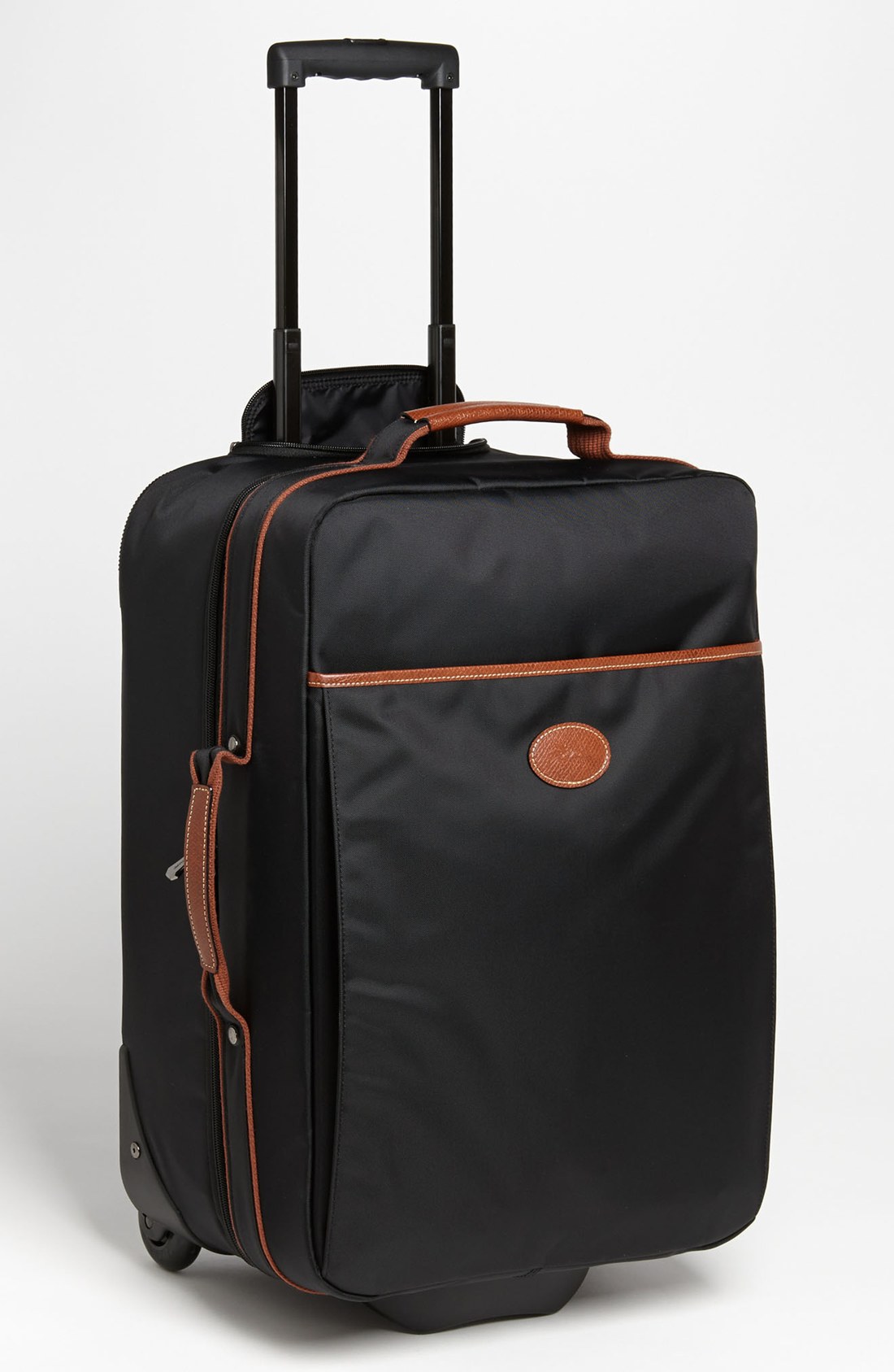 Longchamp &#39;Le Pliage&#39; Wheeled Carry-On in Black | Lyst