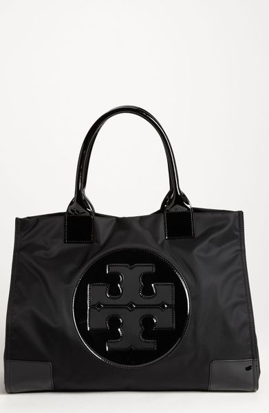 Tory Burch Nylon Tote Extra Large in Black (black/ black) | Lyst