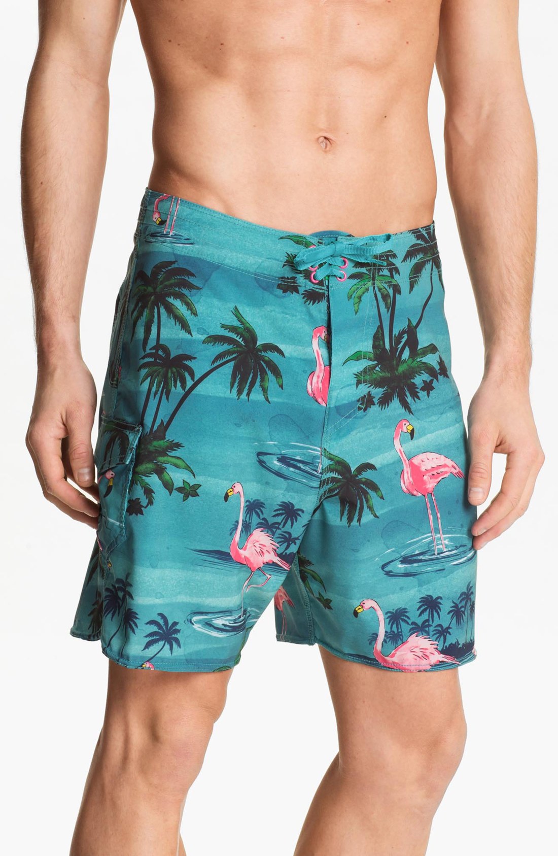 Vans Era Stretch Board Shorts in Blue for Men (aqua flamingo) | Lyst