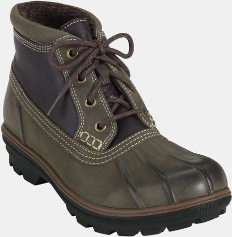 Cole Haan Air Scout Rain Boot in Green for Men (forest/ dark brown) | Lyst