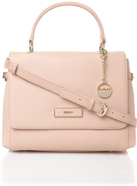 Dkny Saffiano Pink Tote Bag in Pink | Lyst