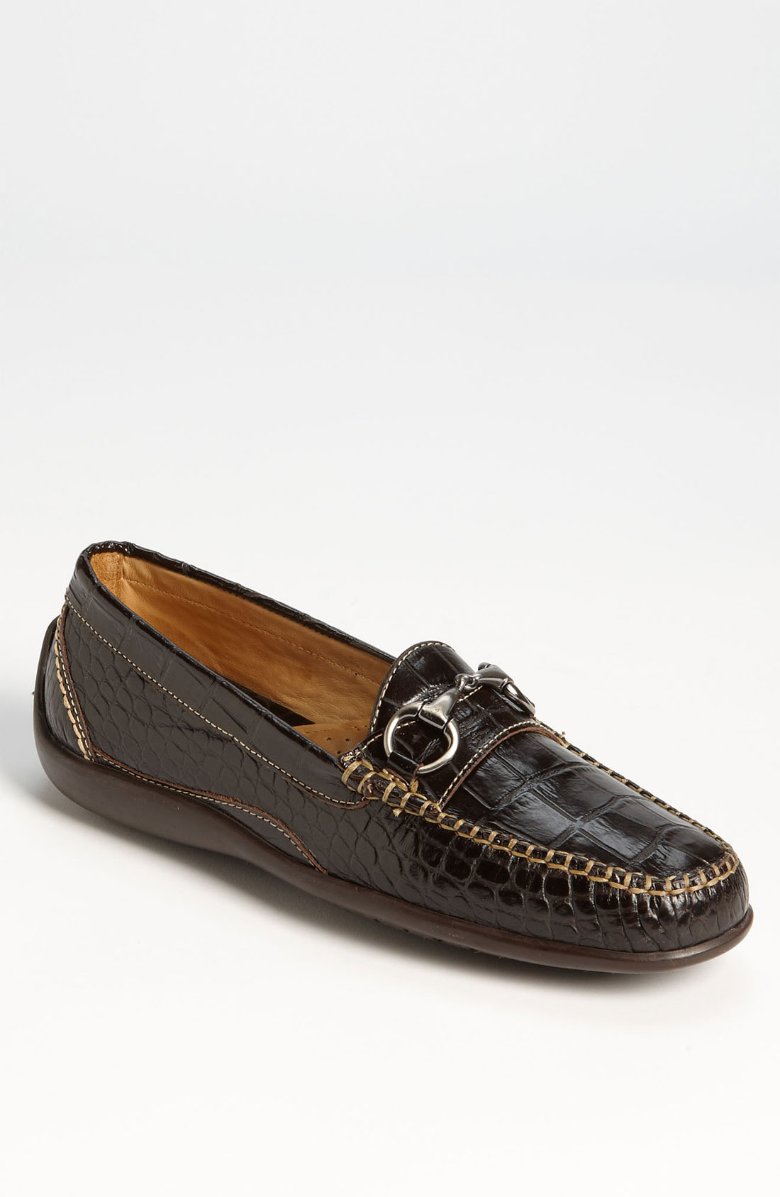 Martin Dingman Saxon Bit Loafer in Black for Men (black walnut) | Lyst