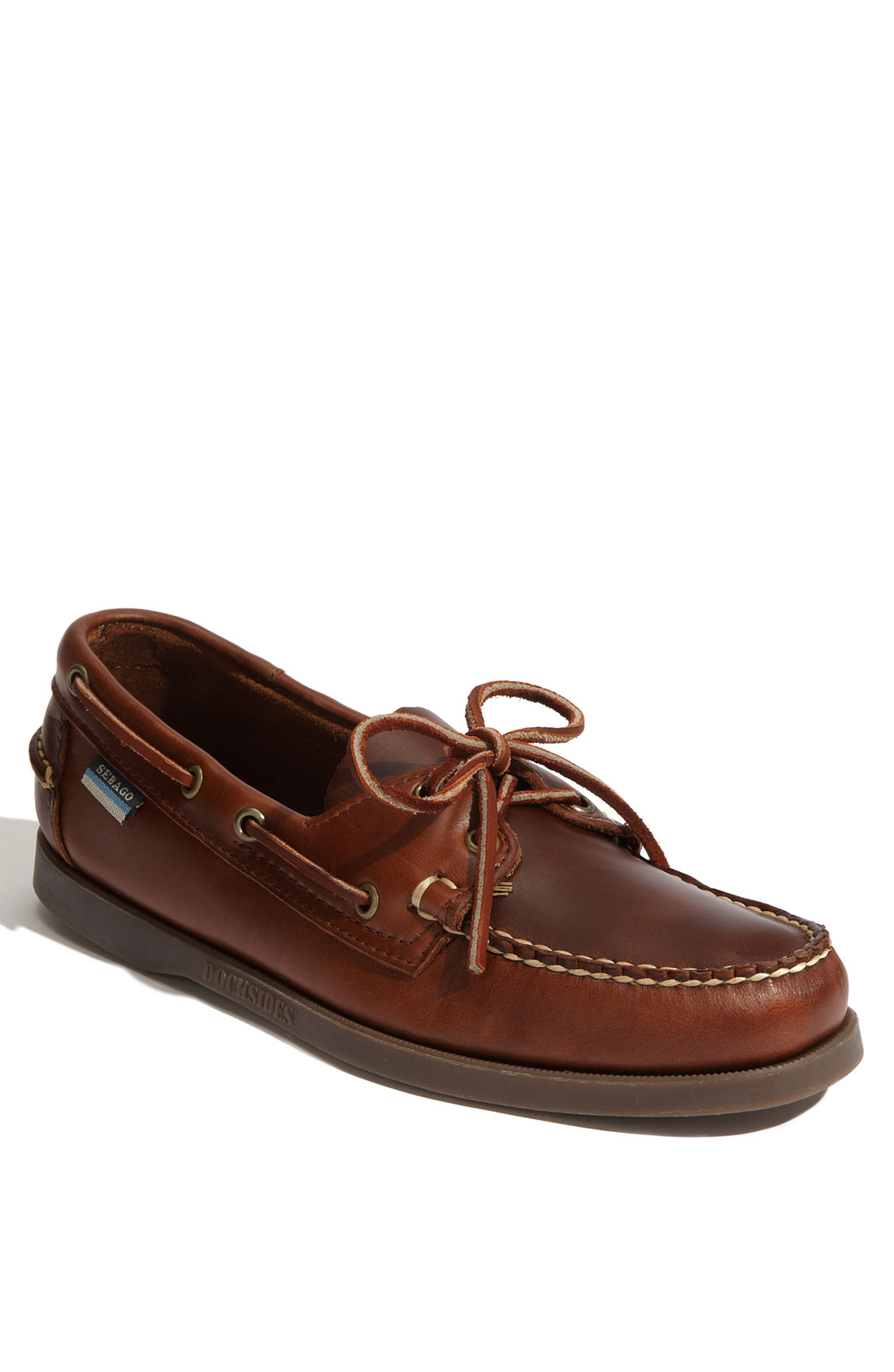 Sebago 'Docksides' Boat Shoe in Brown for Men | Lyst