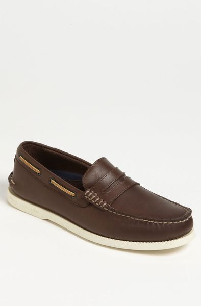 Sperry Top-sider Authentic Original Penny Loafer in Brown for Men ...