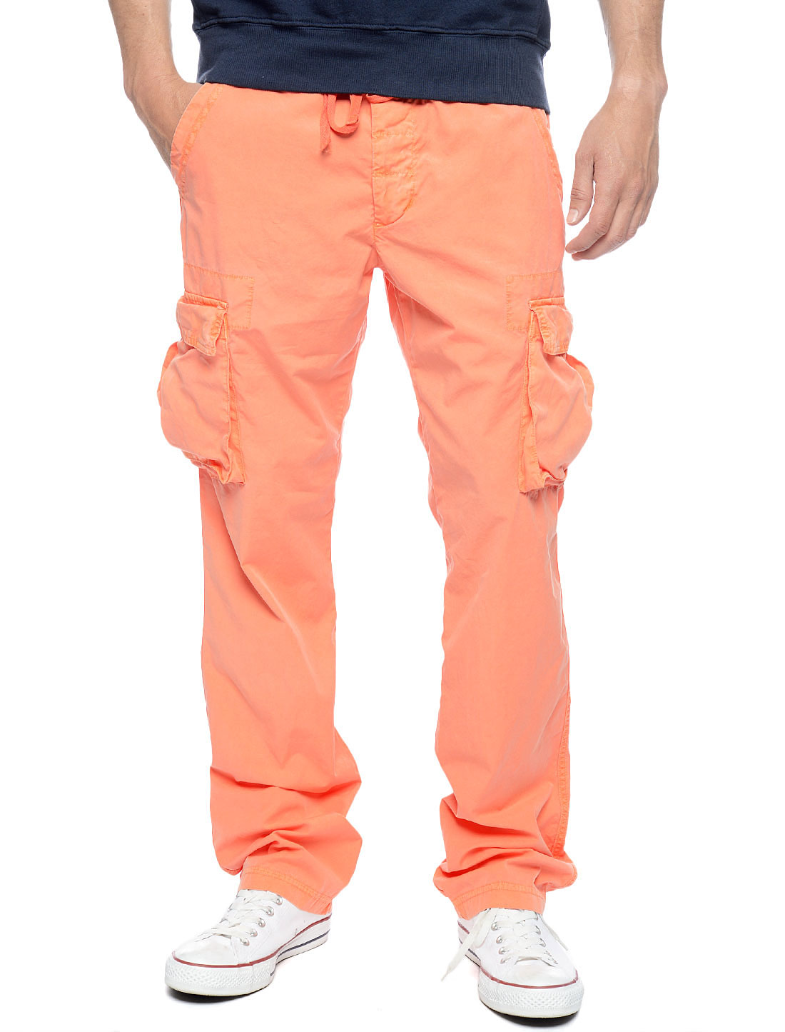 cargo pants orange