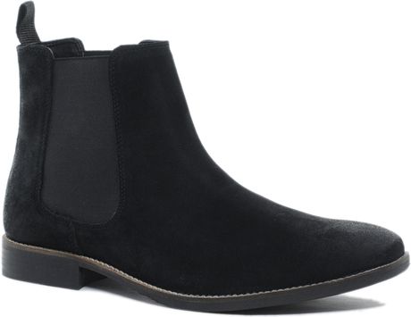 Puma Asos Chelsea Boots in Suede in Black for Men (Blacksuede) | Lyst