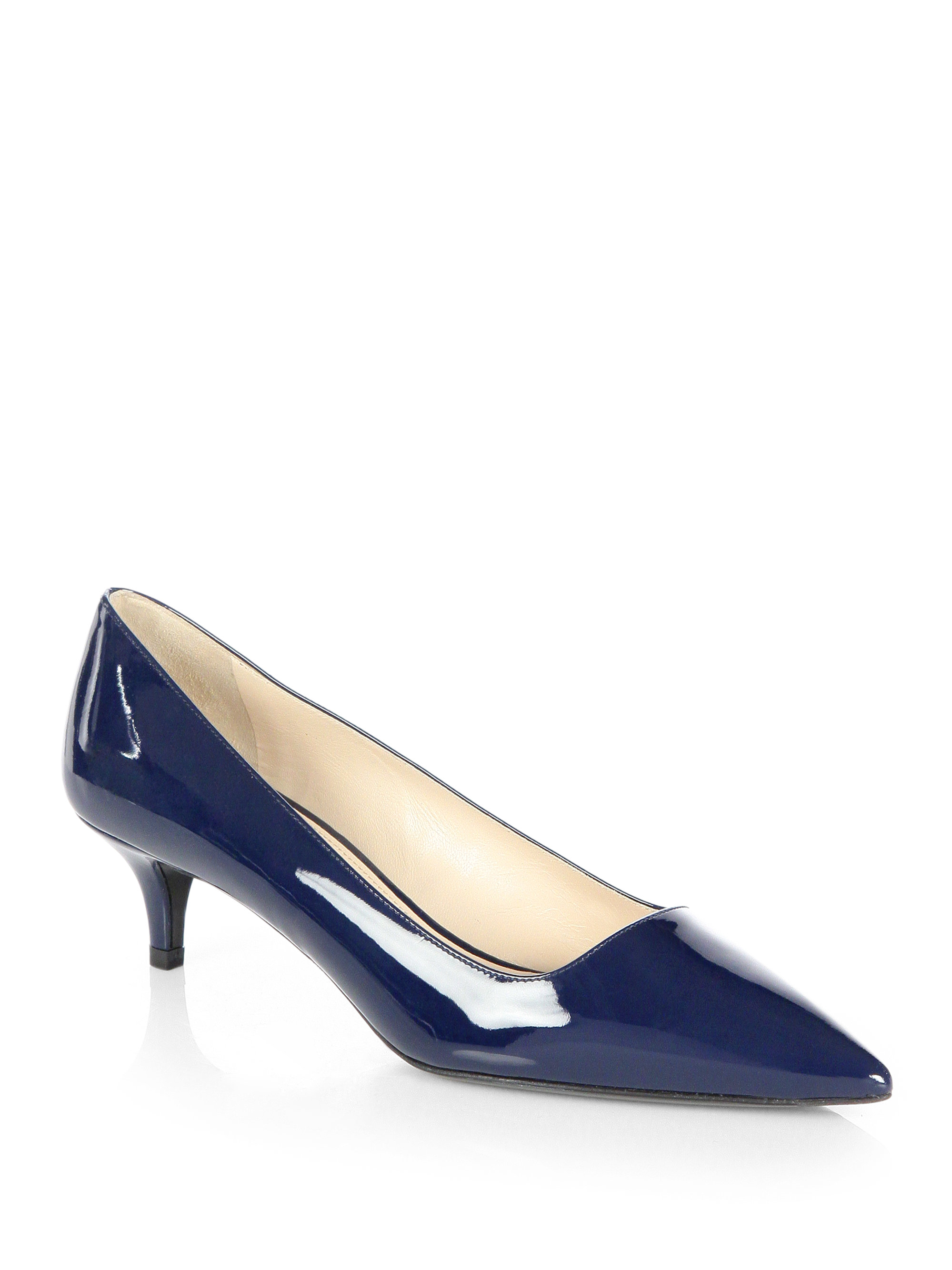 patent leather pumps in summer
