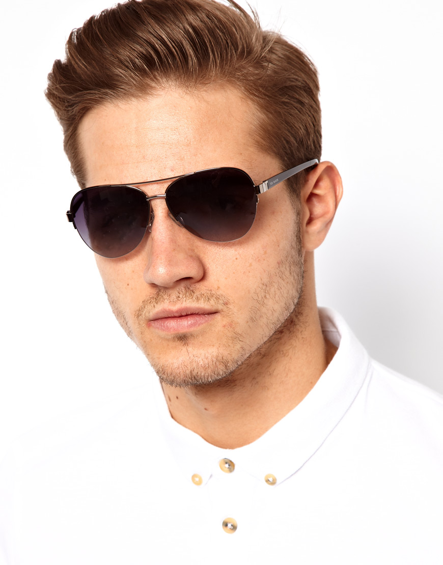 Aviator Sunglasses For Men Gucci Acetate Aviator Sunglasses In Black 