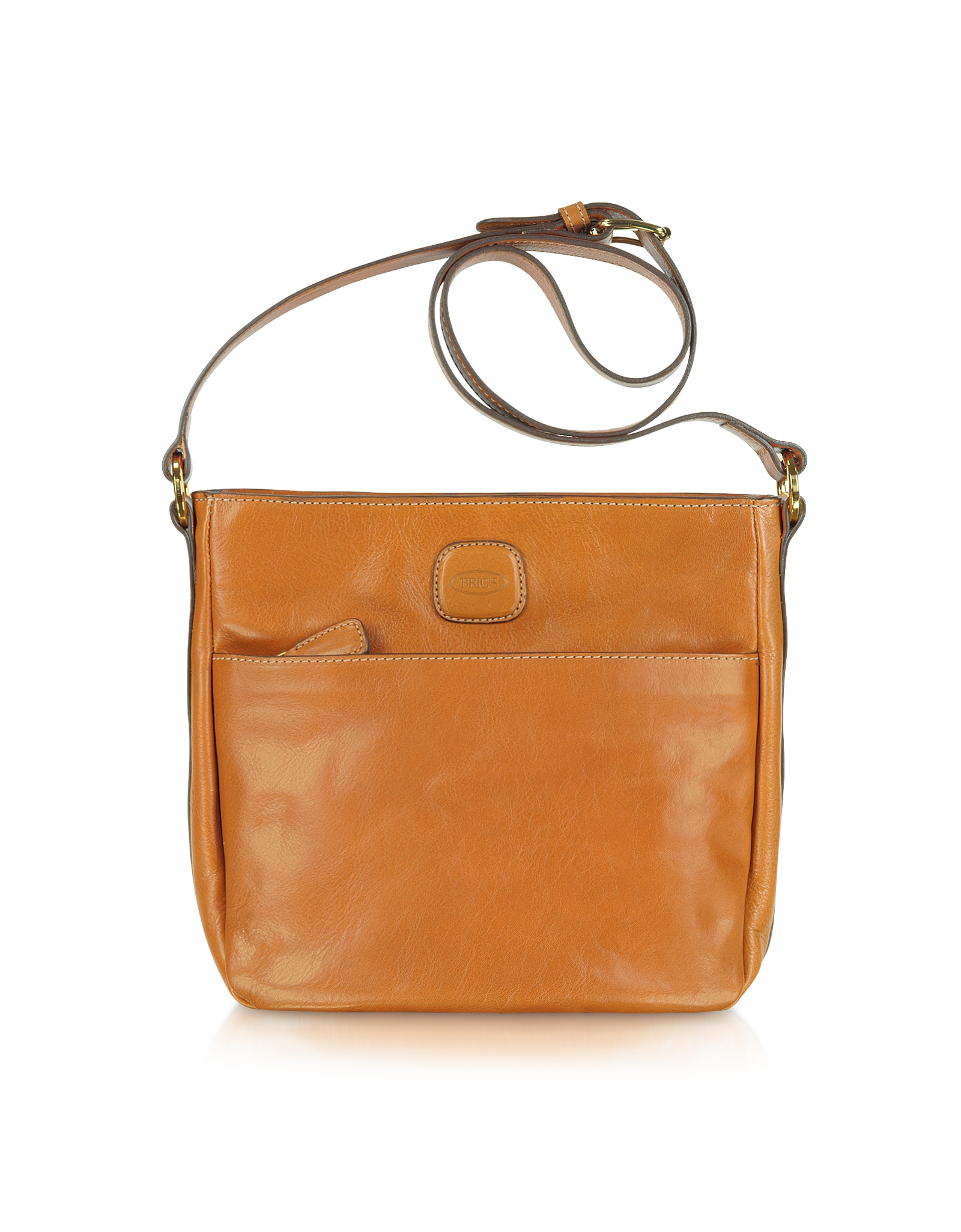 Bric's Life Leather - Crossbody Bag in Natural | Lyst