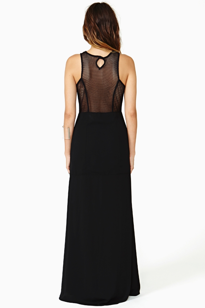 nasty gal square with me maxi dress