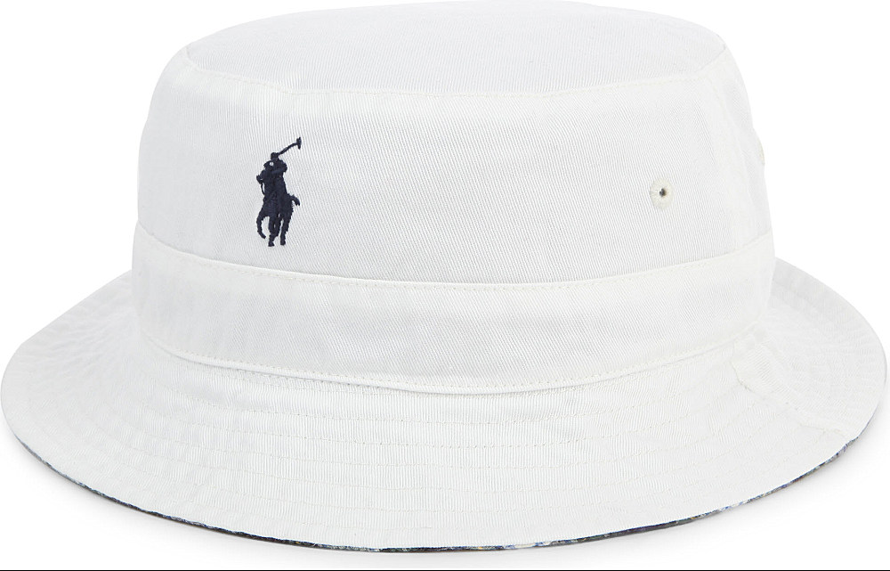 Ralph Lauren Reversible Beachside Bucket Hat in White for Men (white ...