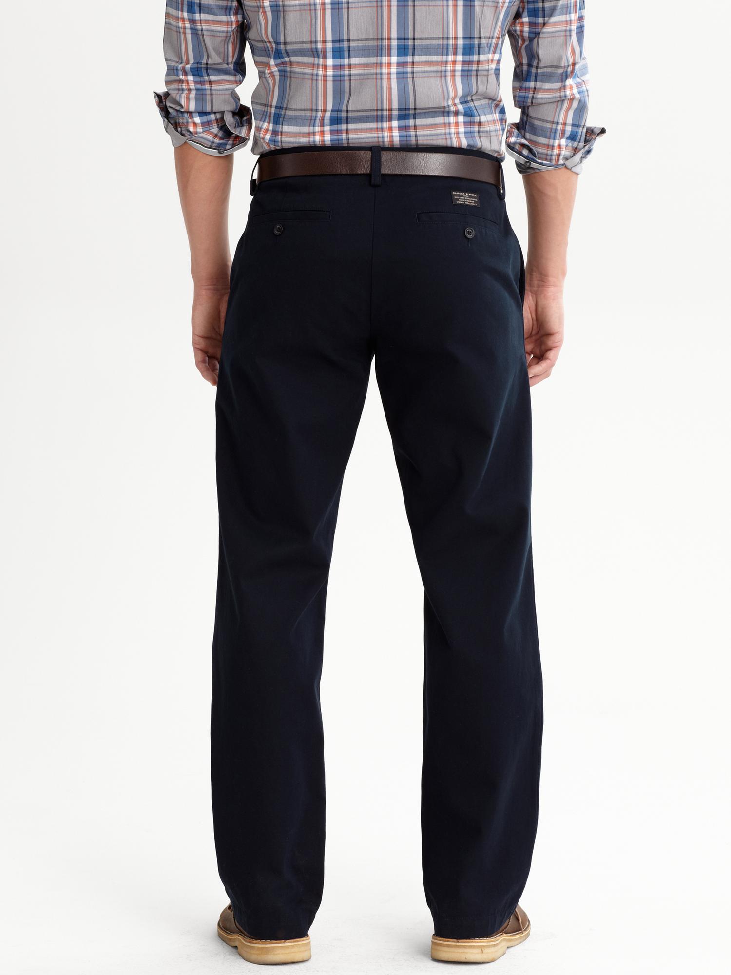Banana Republic Dawson Relaxed Chino in Blue for Men - Lyst