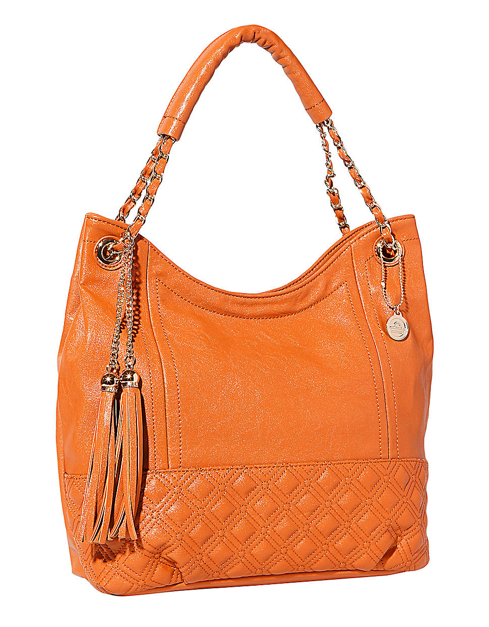 Big buddha Adair Quilted Tote Bag in Orange Lyst